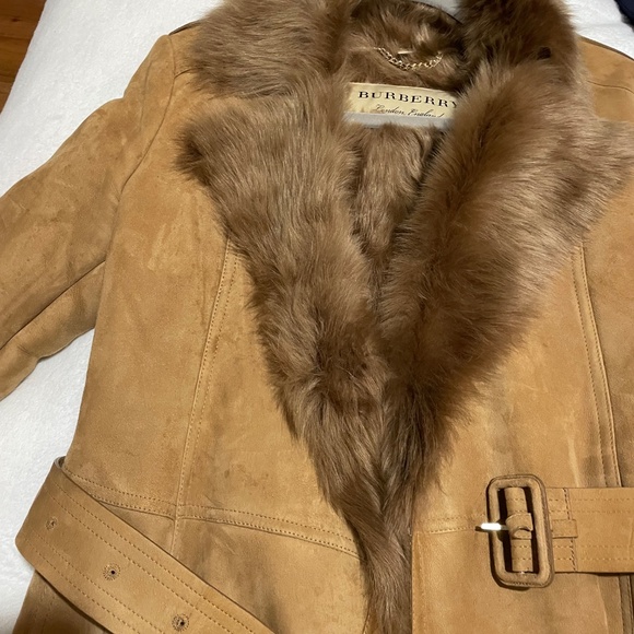 Burberry fur lined and suede jacket - Picture 5 of 6